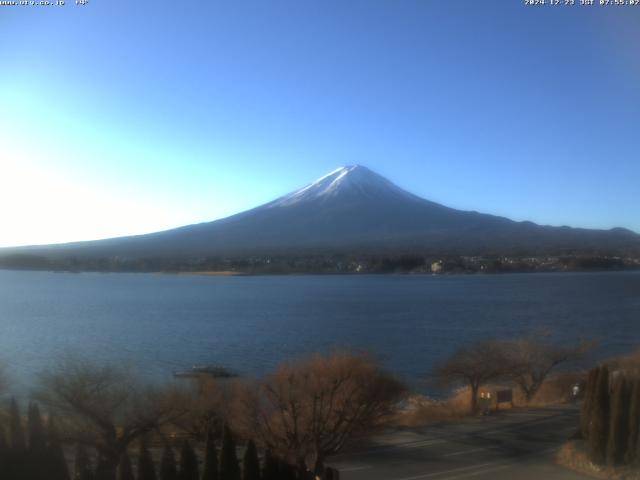 河口湖からの富士山