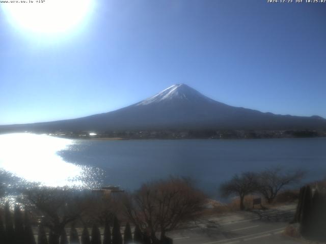 河口湖からの富士山