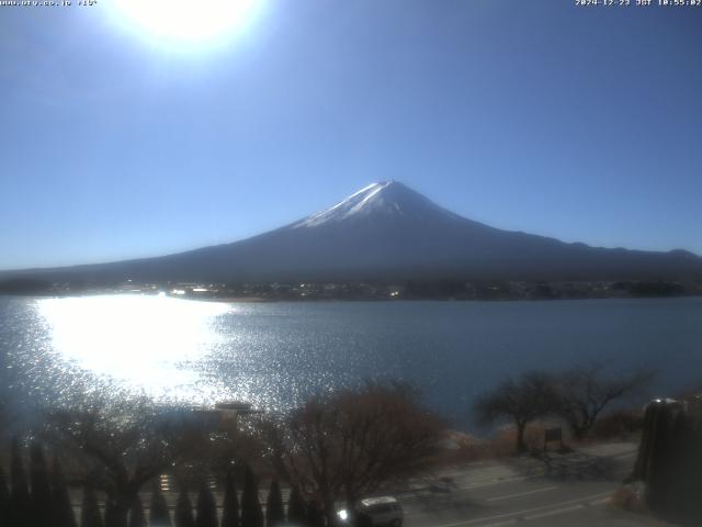 河口湖からの富士山