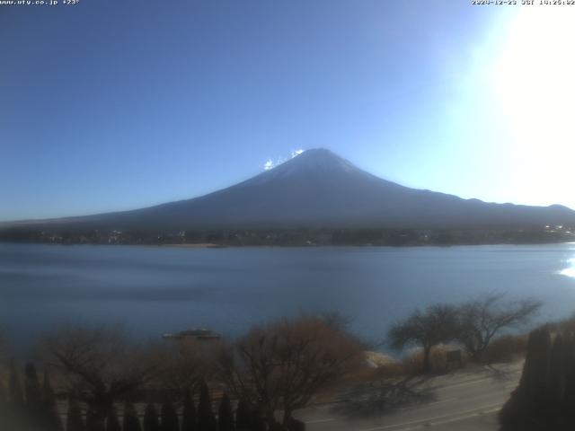 河口湖からの富士山