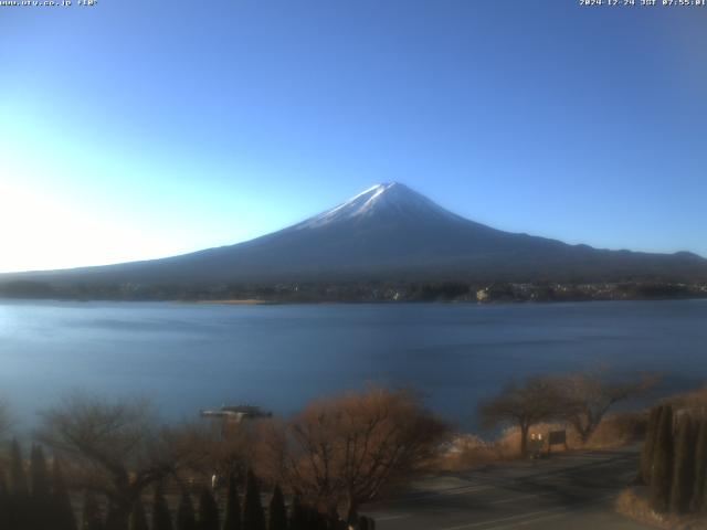 河口湖からの富士山