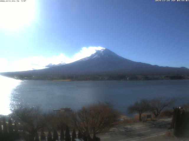 河口湖からの富士山