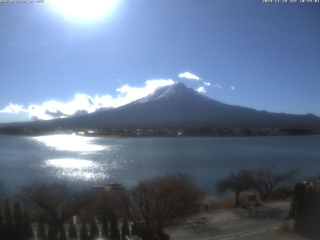 河口湖からの富士山