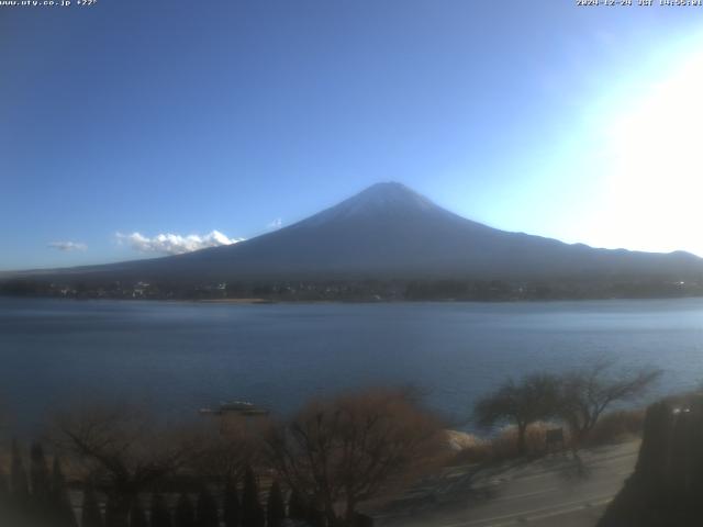 河口湖からの富士山