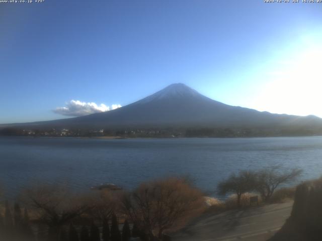 河口湖からの富士山