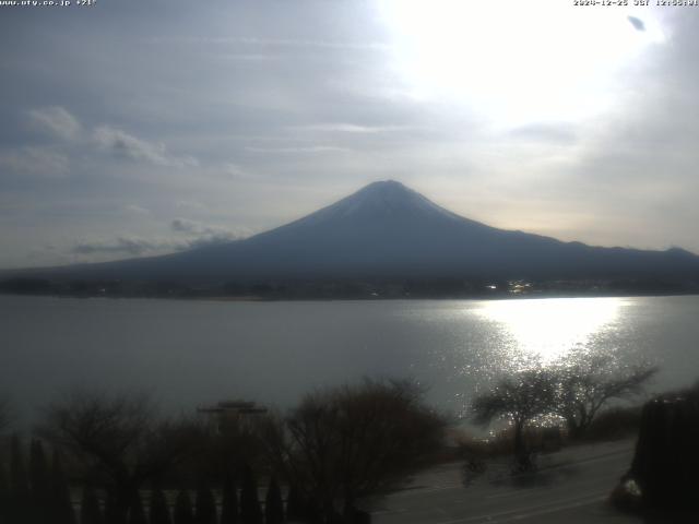 河口湖からの富士山