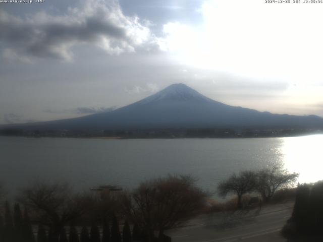 河口湖からの富士山