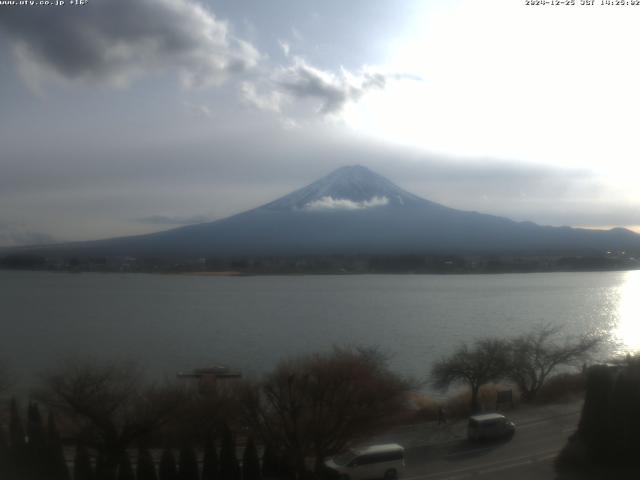 河口湖からの富士山