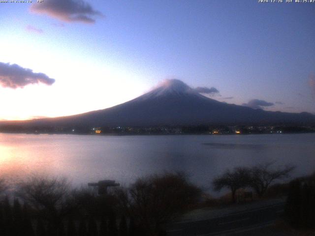 河口湖からの富士山