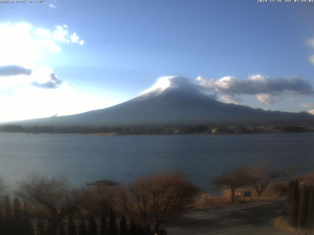 河口湖からの富士山