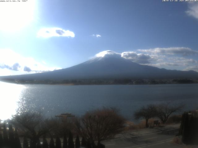 河口湖からの富士山