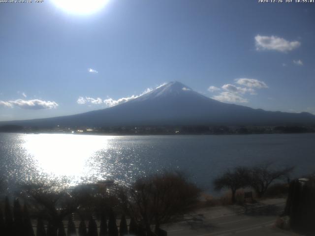 河口湖からの富士山