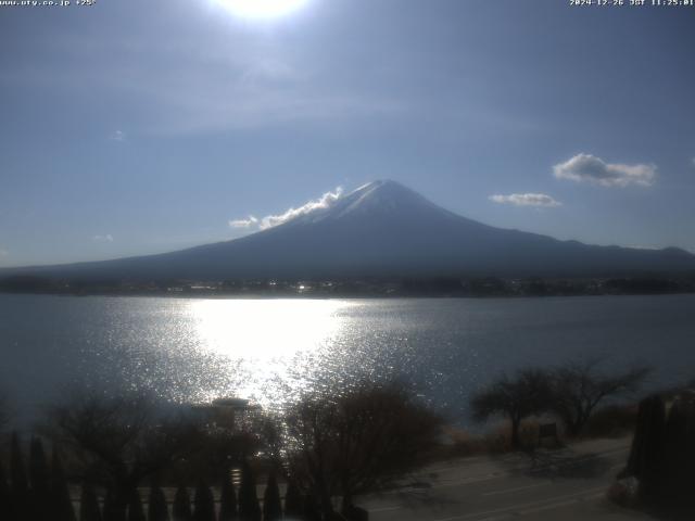 河口湖からの富士山