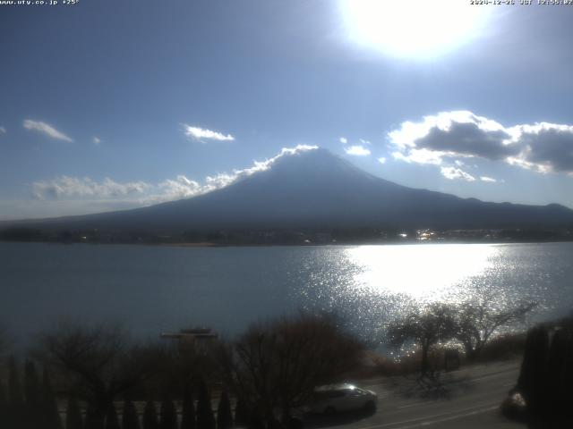 河口湖からの富士山