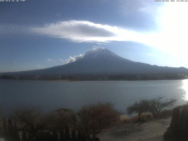 河口湖からの富士山