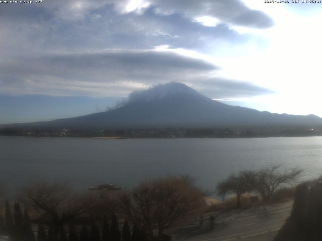 河口湖からの富士山