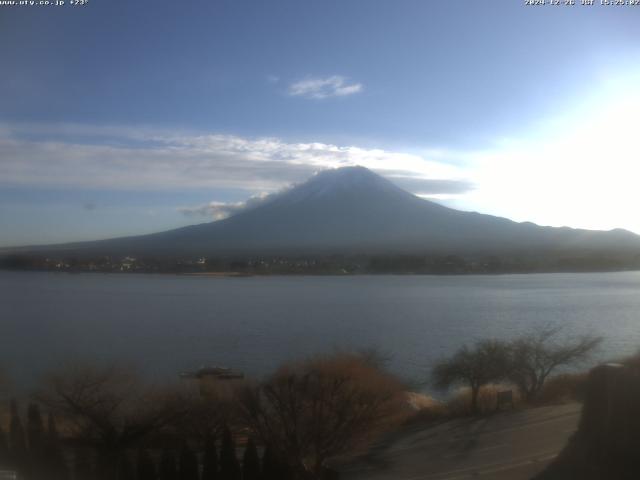 河口湖からの富士山