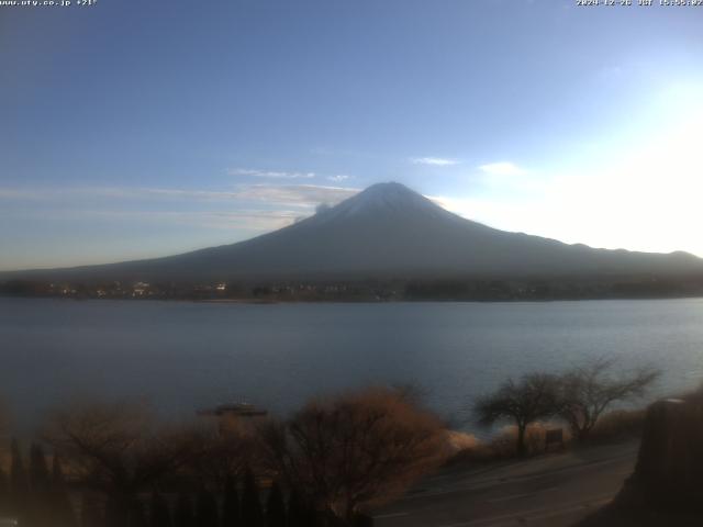 河口湖からの富士山