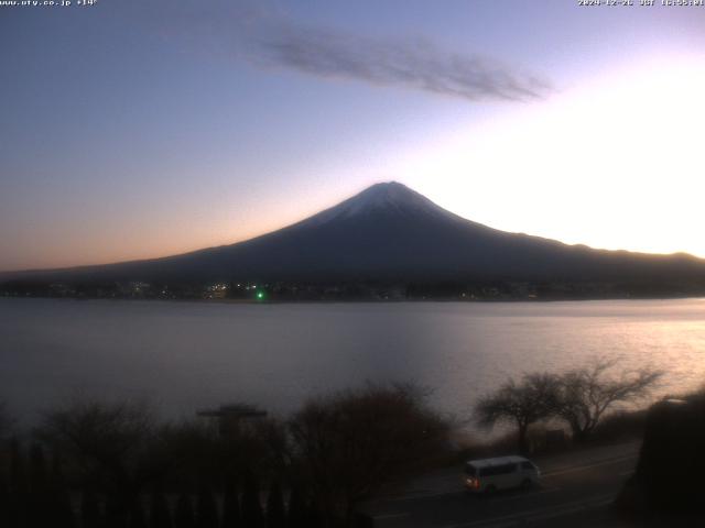 河口湖からの富士山