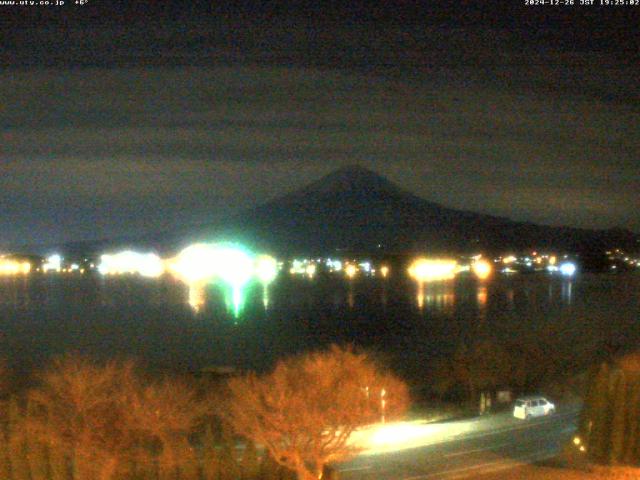 河口湖からの富士山