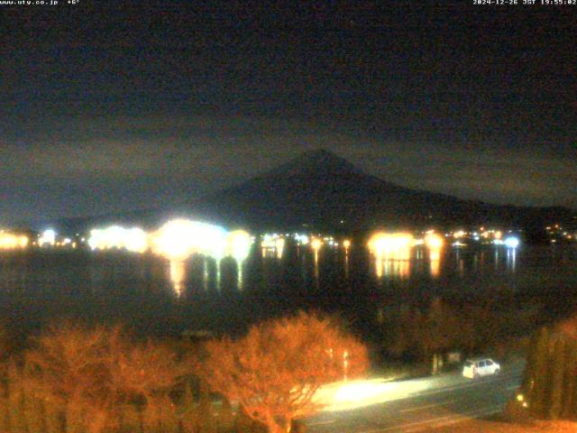 河口湖からの富士山