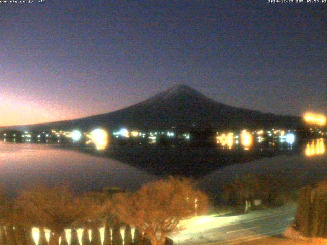 河口湖からの富士山