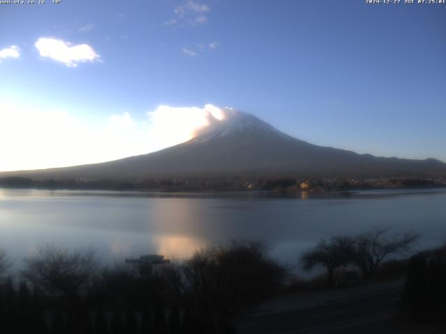 河口湖からの富士山