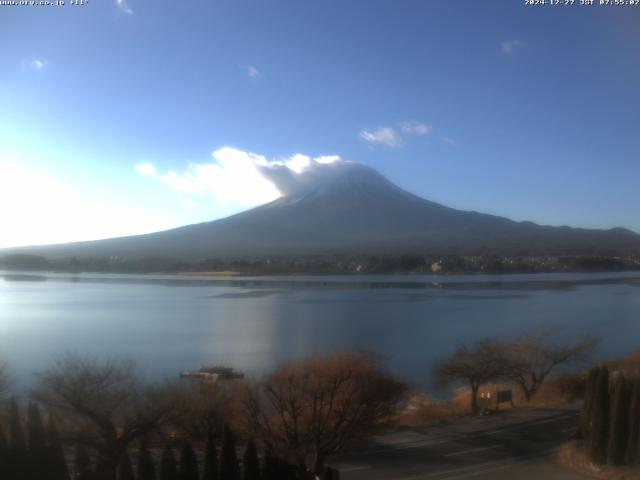 河口湖からの富士山