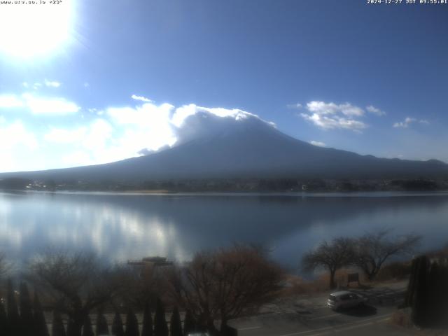 河口湖からの富士山