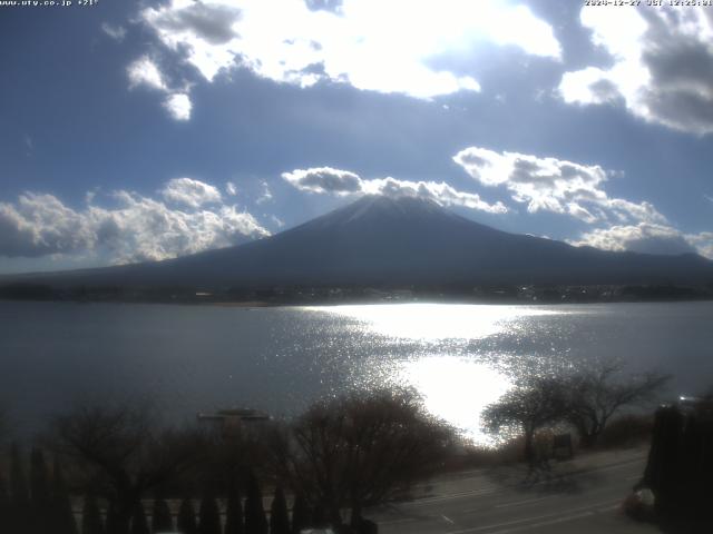 河口湖からの富士山