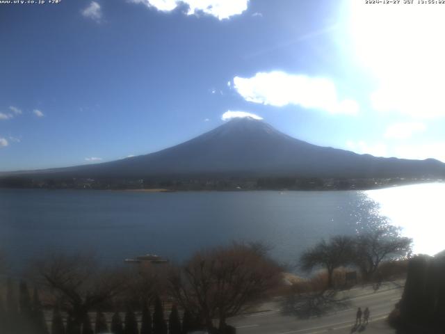 河口湖からの富士山