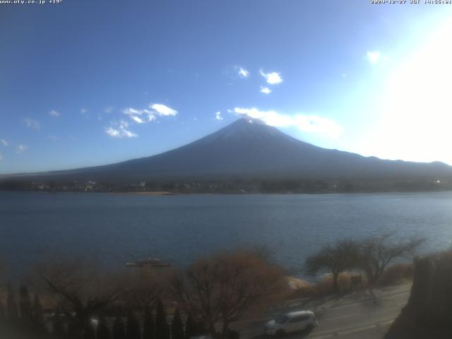 河口湖からの富士山