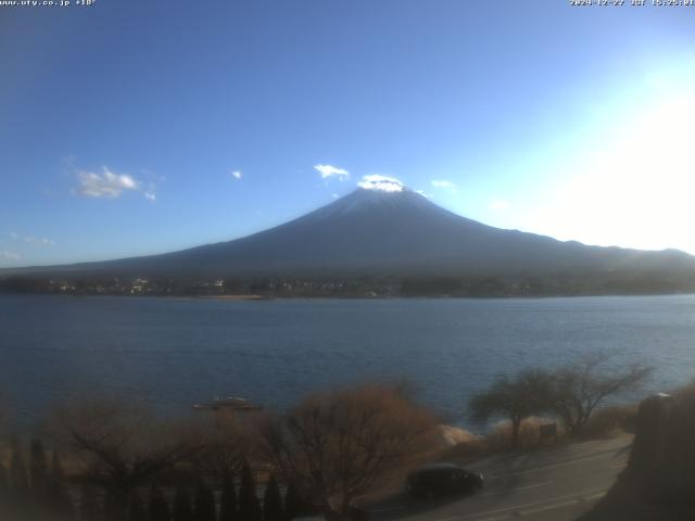 河口湖からの富士山