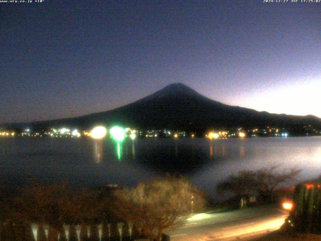 河口湖からの富士山