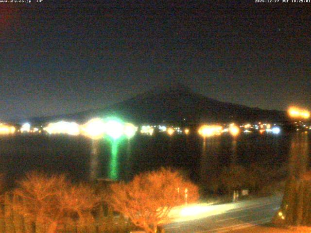 河口湖からの富士山