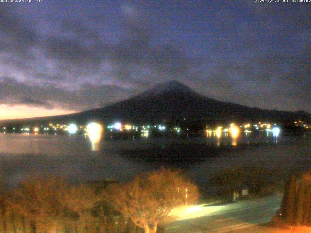 河口湖からの富士山