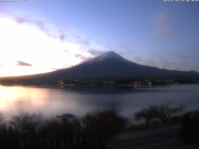 河口湖からの富士山