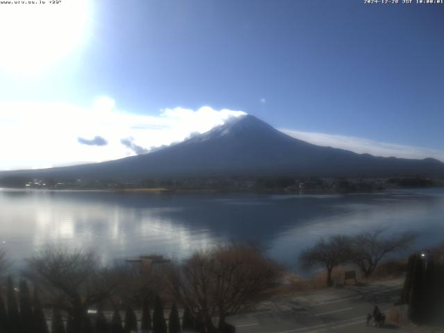 河口湖からの富士山