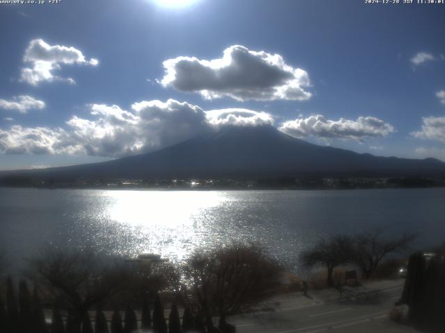 河口湖からの富士山