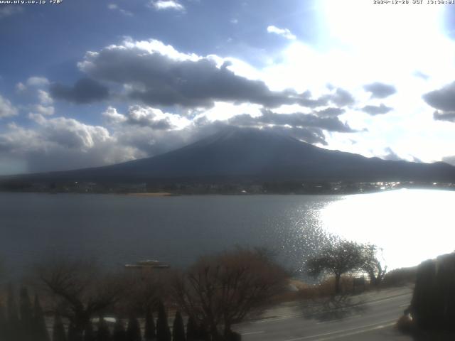 河口湖からの富士山