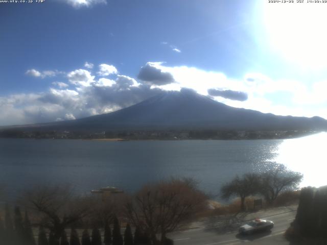 河口湖からの富士山