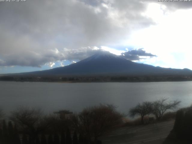 河口湖からの富士山