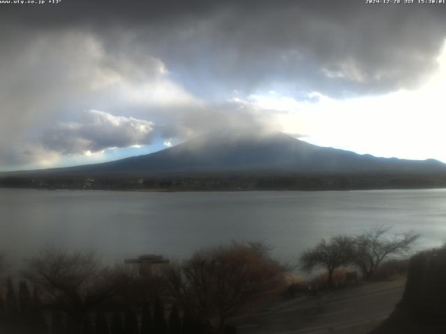 河口湖からの富士山