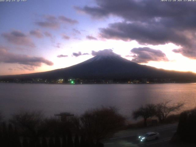 河口湖からの富士山