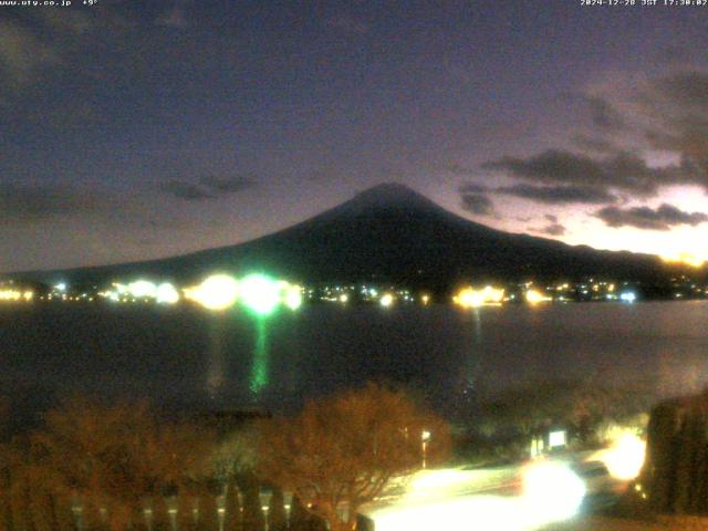 河口湖からの富士山