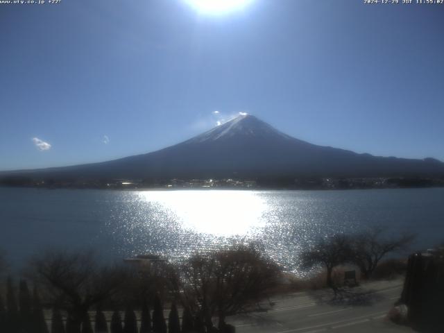 河口湖からの富士山