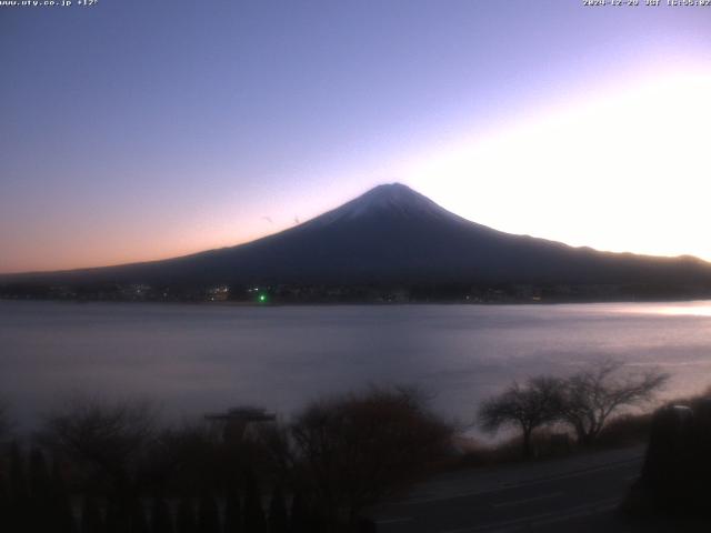 河口湖からの富士山