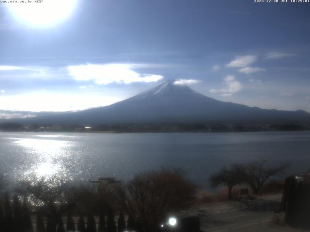 河口湖からの富士山