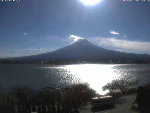 河口湖からの富士山