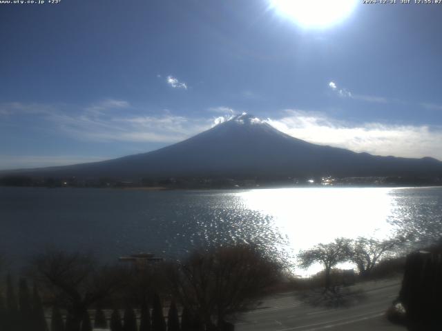 河口湖からの富士山